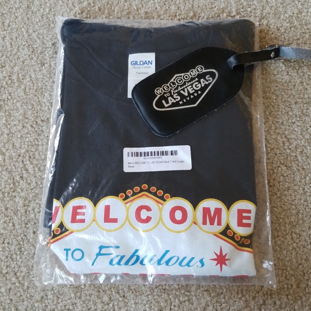 Mens Large "Welcome to Las Vegas" T-Shirt